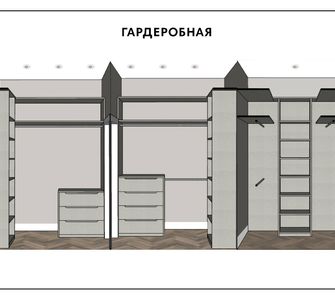 Дизайн проект квартиры в АДМИРАЛ Д. 37 № 196