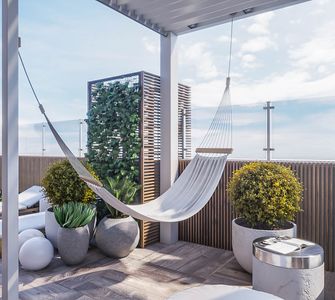 Фото готовой квартиры от дизайнера в ЖК Двухуровневый пентхаус с террасой и бассейном